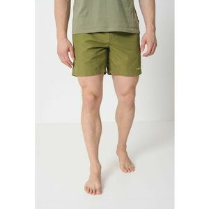 Pantaloni scurti de baie cu snur si model uni imagine