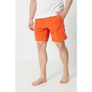Pantaloni scurti de baie cu buzunare si model uni imagine