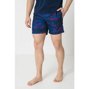 Pantaloni scurti de baie cu cordon in talie si model imagine