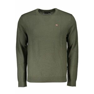 Pulover DANAVAND barbati - cu mini logo brodat - Regular fit - Verde inchis imagine