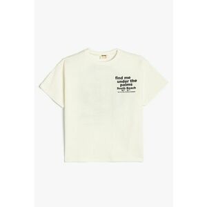 Tricou cu imprimeu text imagine