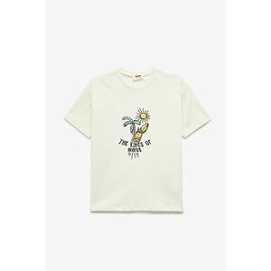 Tricou lejer din bumbac cu broderie imagine