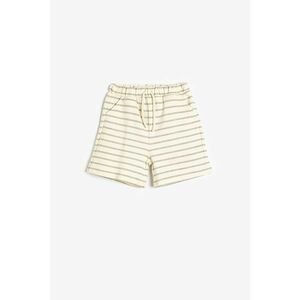 Pantaloni scurti cu imprimeu si snur de ajustare in talie imagine