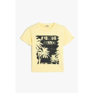 Tricou cu model tropical imagine