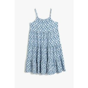 Rochie evazata cu model grafic imagine