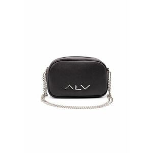 Geanta crossbody de piele cu logo imagine