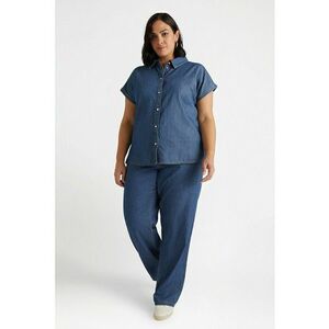 Camasa de denim cu maneci scurte imagine