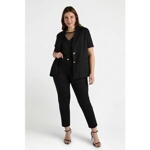 Pantaloni conici cu talie inalta imagine
