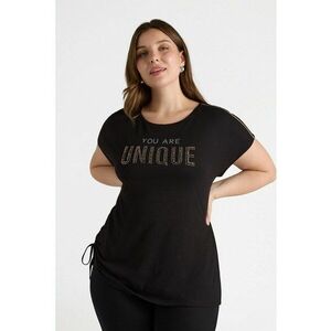 Tricou din amestec de modal cu strasuri imagine