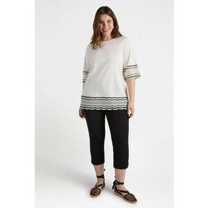 Pantaloni crop slim fit imagine