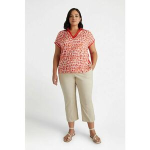 Pantaloni capri cu buzunare oblice imagine