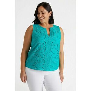 Bluza fara maneci cu perforatii imagine