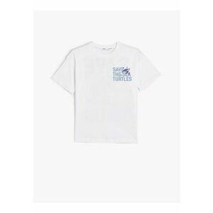 Tricou de bumbac cu imprimeu imagine