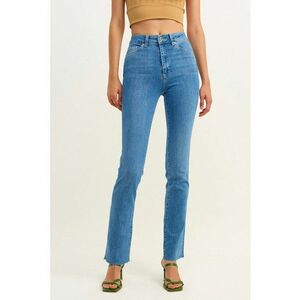 Blugi slim fit cu talie inalta imagine