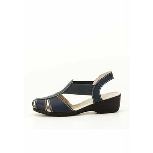 Sandale bleumarin din piele naturala Codruta 127 5595 imagine