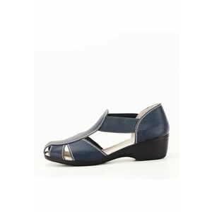 Sandale bleumarin din piele naturala Calypso 127 5821 imagine