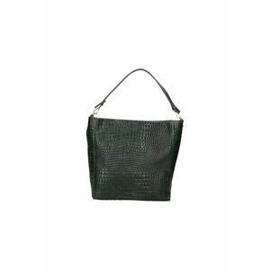 Geanta hobo de piele cu model piele de reptila imagine