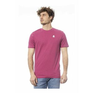 Tricou de bumbac cu decolteu la baza gatului imagine