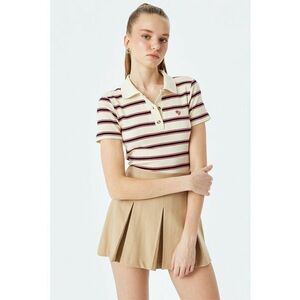 Tricou polo cambrat si crop imagine