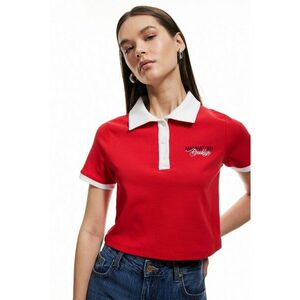 Tricou crop polo imagine
