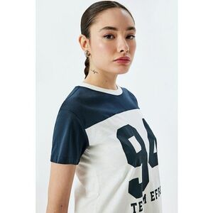 Tricou crop din bumbac imagine