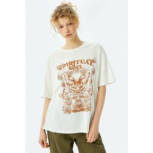 Tricou lejer cu decolteu la baza gatului imagine
