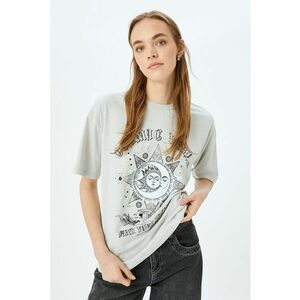 Tricou din bumbac cu imprimeu grafic imagine