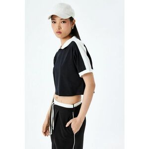 Tricou crop polo imagine