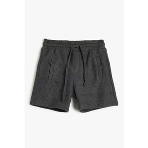 Pantaloni scurti cu snur de ajustare in talie imagine