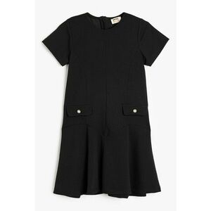 Rochie evazata cu model uni imagine