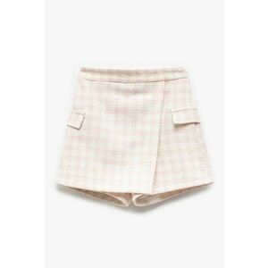 Fusta-pantalon cu model in carouri imagine