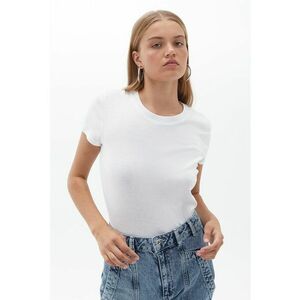 Tricou uni de bumbac imagine