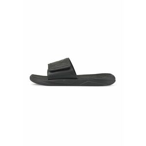 Papuci de piele ecologica cu logo si velcro Roylcat imagine