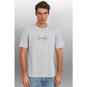 Tricou regular fit cu imprimeu text imagine