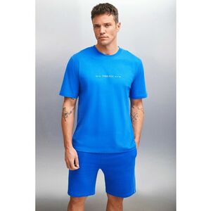 Tricou regular fit cu imprimeu text imagine