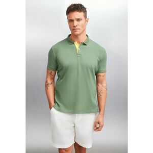 Tricou polo regular fit din bumbac imagine