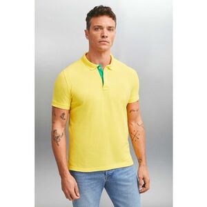 Tricou polo regular fit din bumbac imagine