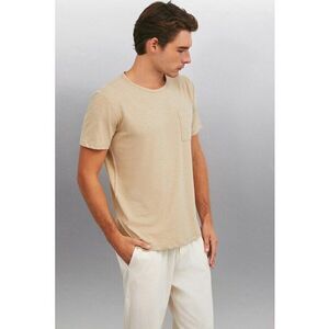 Tricou din bumbac cu buzunar pe piept Conner imagine