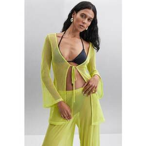 Bluza din plasa cu maneci lungi imagine