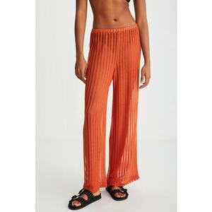 Pantaloni semitransparenti cu model in dungi Anemoneb imagine