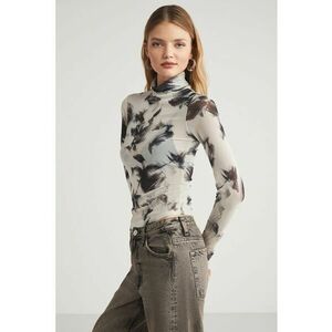 Bluza cu imprimeu tropical Vero imagine