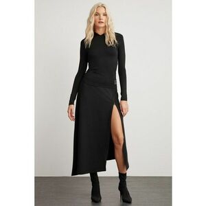 Bluza slim fit cu gluga Layana imagine