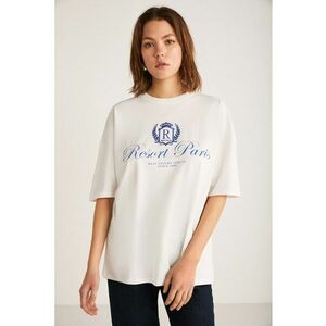 Tricou cu imprimeu text Nephele imagine