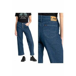 Blugi dama - Wide Leg - 20296-29 - Bumbac - Scurti - Regular fit - Denim - W27-L31 US - Albastru imagine