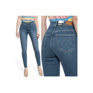 Blugi dama - High Skinny - 16894-184 - Bumbac - Lungi - Petite - Denim - W24-L32 US - Albastru imagine