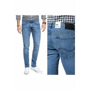 Blugi barbati - Luke - Bumbac - Lungi - Barbati - Slim fit - W26-L32 US - Albastru imagine