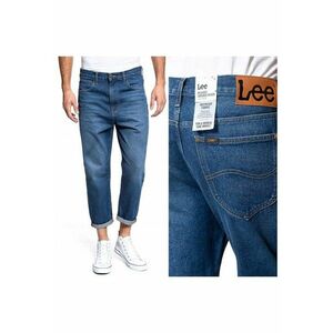 Blugi barbati - Grazer - W32-L32 US - Bumbac - Lungi - Relaxed fit - Simplu - 5 buzunare - Albastru imagine