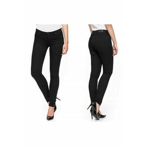Blugi dama - 91-24 - Bumbac - Lungi - Petite - Denim - W22-L31 US - Negru imagine