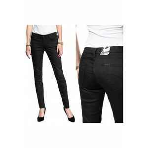 Blugi dama - Scarlett - 6155-43 - Bumbac - Lungi - Petite - Denim - W25-L33 US - Negru imagine