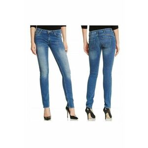 Blugi dama - W251X752Z - 6301-187 - Bumbac - Lungi - Regular fit - Denim - W25-L34 US - Albastru imagine